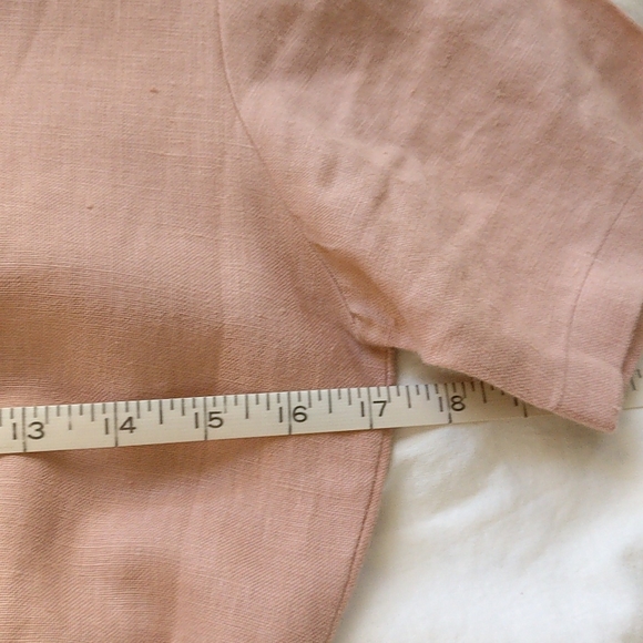 Pink linen blend dress 🌸 - Picture 9 of 12